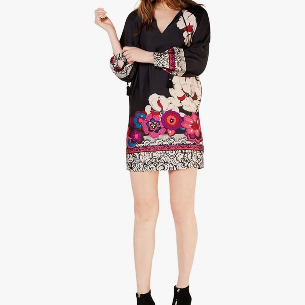 Trina Turk Alabaster Balloon Sleeve Dress. New with tags.